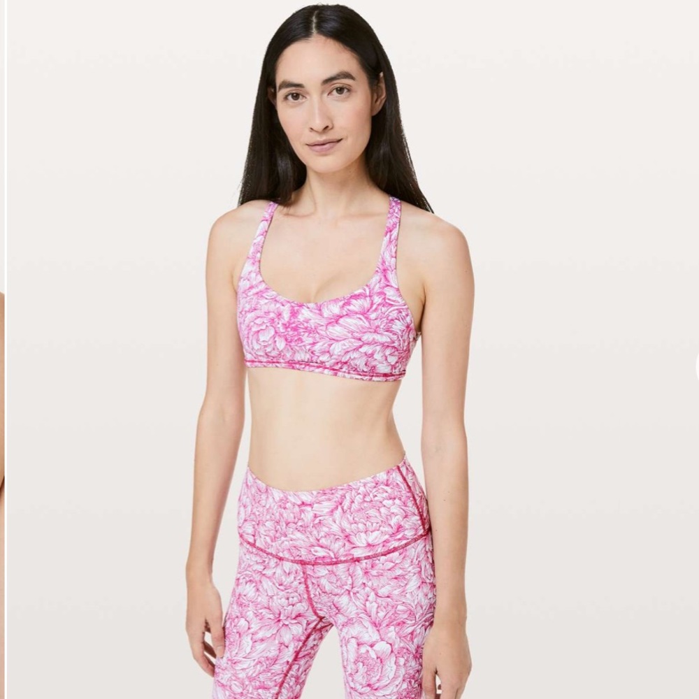 EUC Lululemon Free to Be Wild Floral Bloom Sz 6